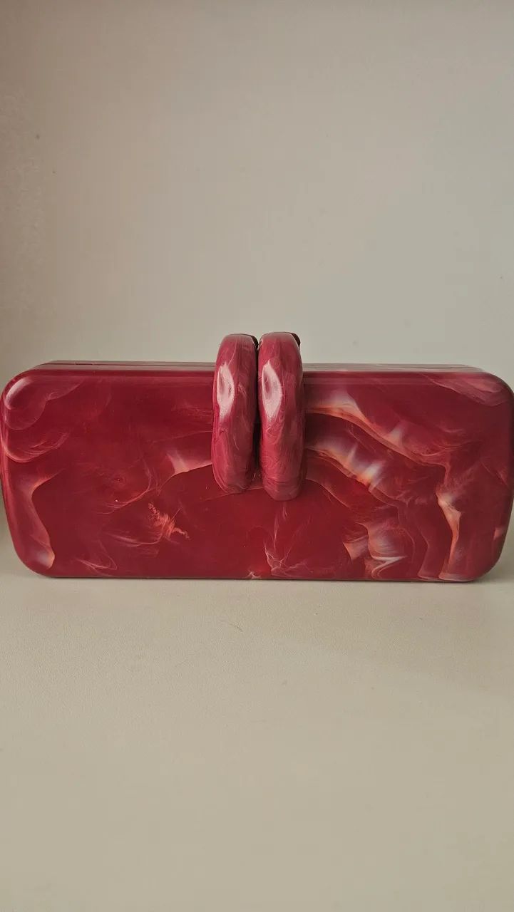 Bolsa clutch marsala - Foto 2