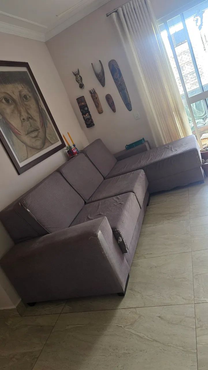 Sofá retratil 3 lugares - Foto 2