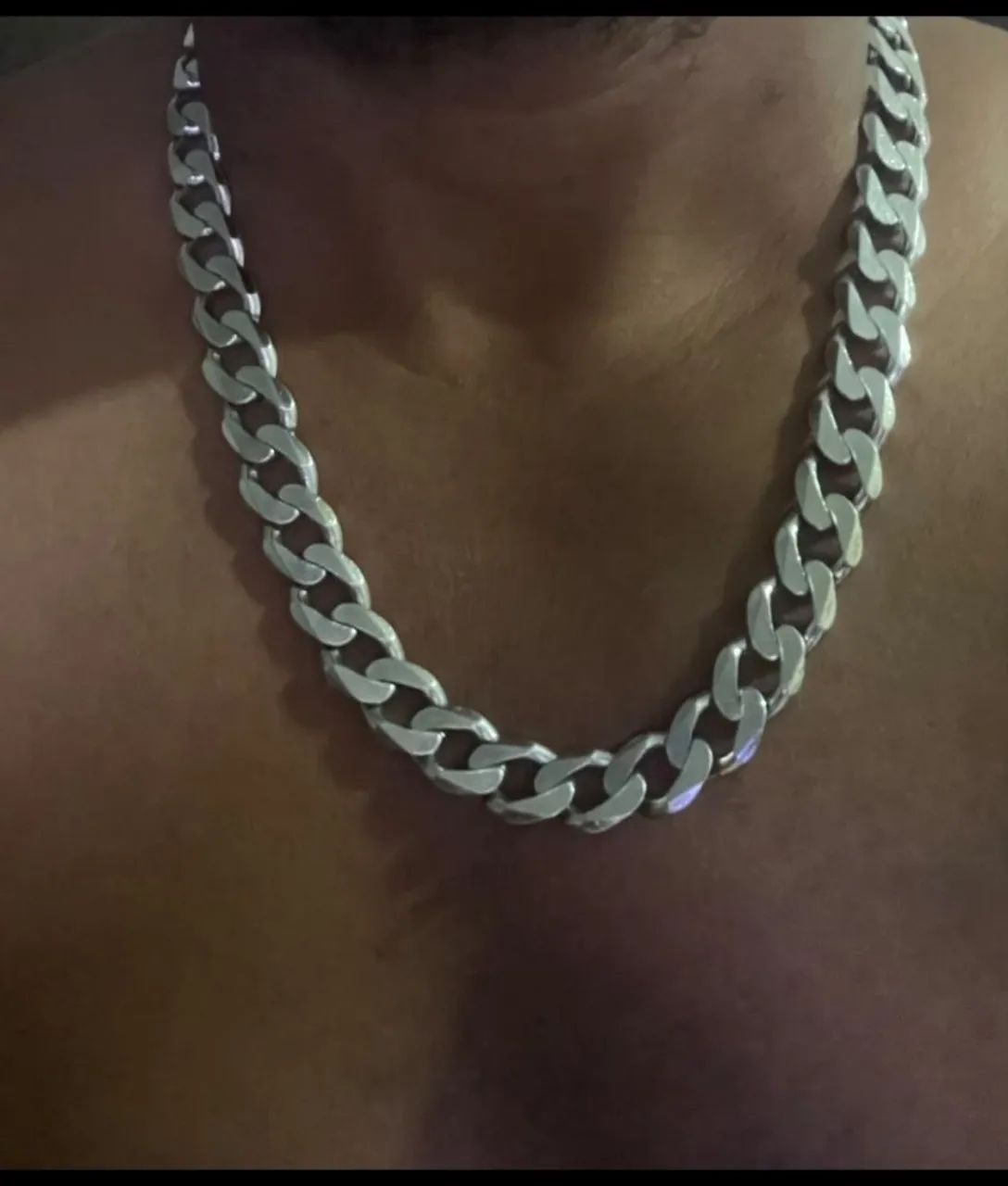 Corrente masculina de Prata 925  - Foto 2