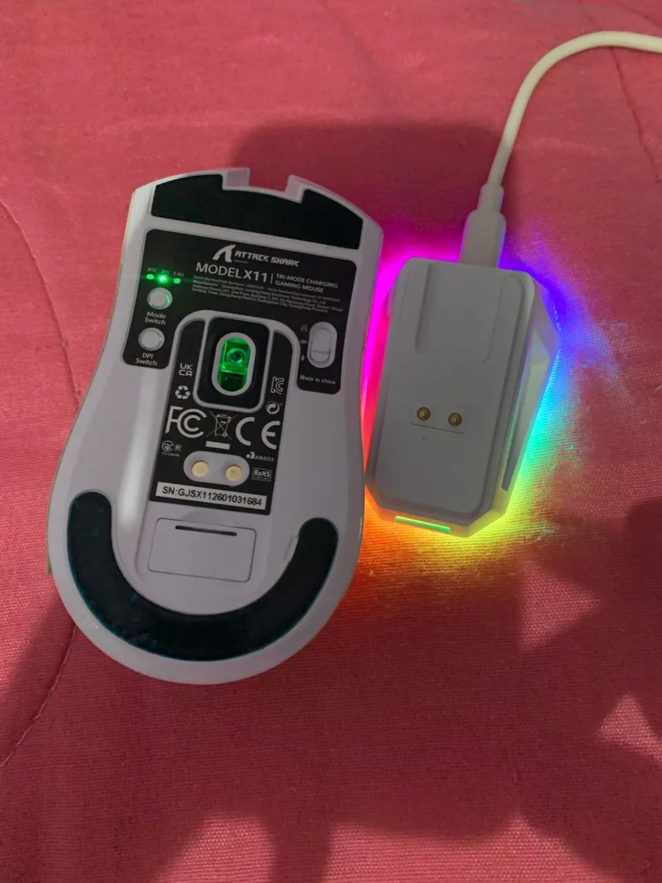 Mouse Gamer Attack Shark X11 Wireless - Foto 2