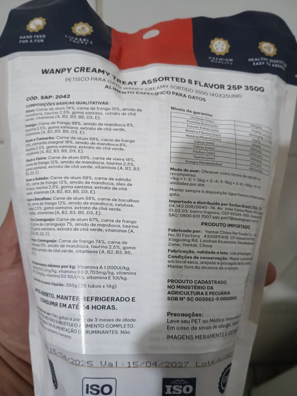 Petisco para gato wanpy importado - Foto 3