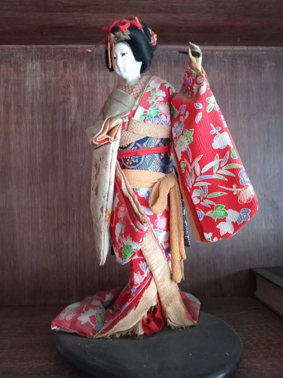 Boneca oriental decorativa estilo gueixa japonesa - Foto 2