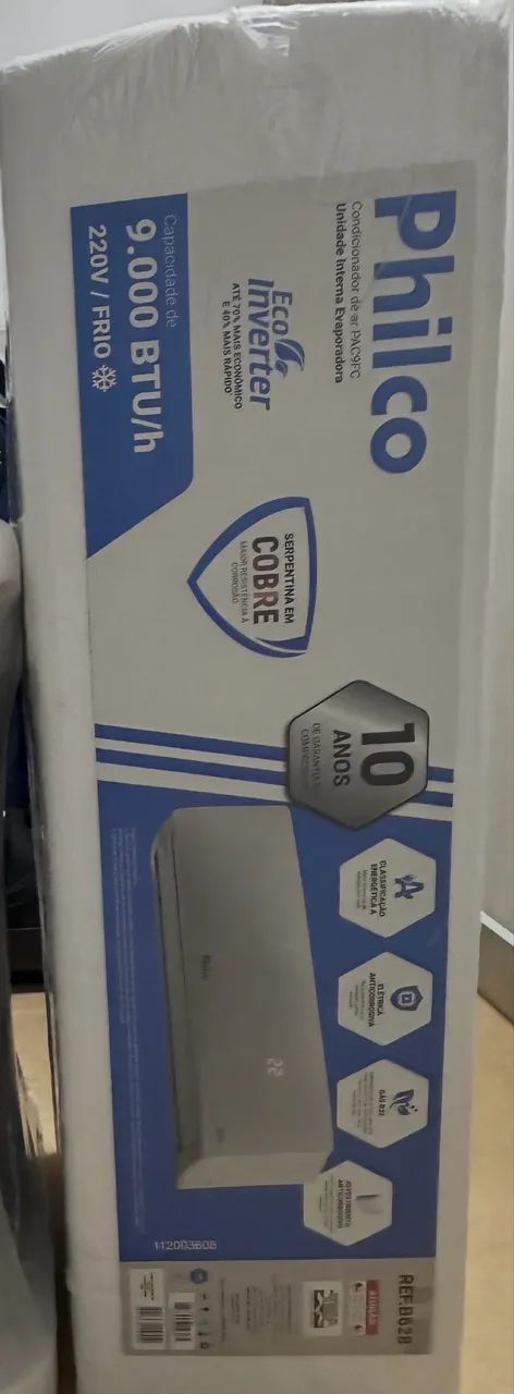 Ar condicionado Philco - 9 mil btus - NOVO - Foto 4