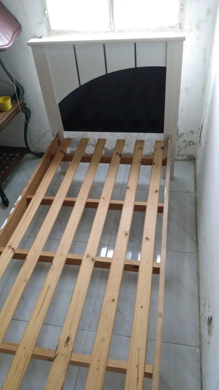 Cama e colchão Ortobom  - Foto 5
