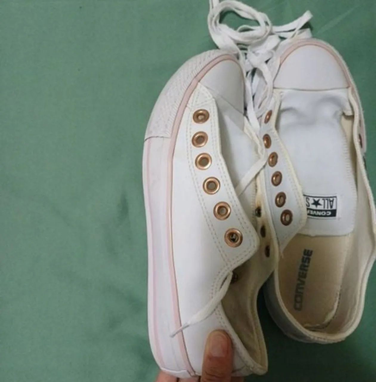 ALL STAR COURO BRANCO  - Foto 2