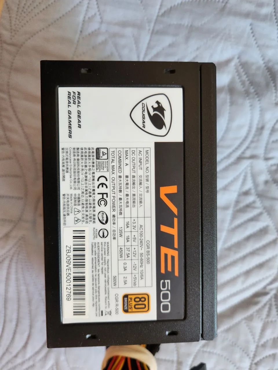 Fonte 500W Cougar VTE 80plusBronze  - Foto 2