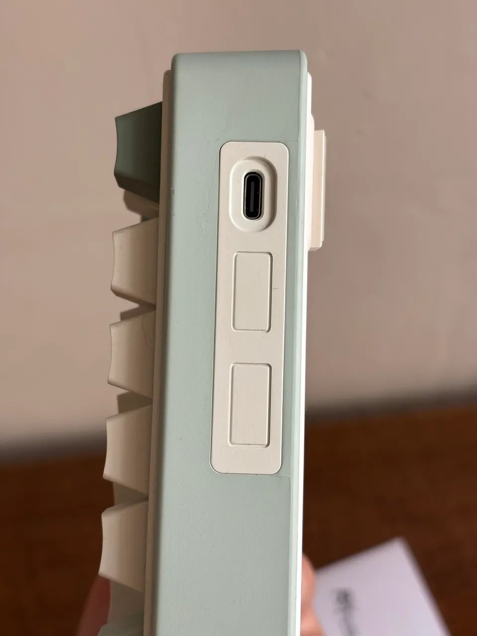 Teclado Mecânico 75% Rk Royal Kludge Verde Com Knob - Foto 2