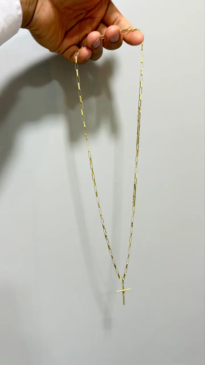 Corrente + Pingente em ouro 18K - Foto 2