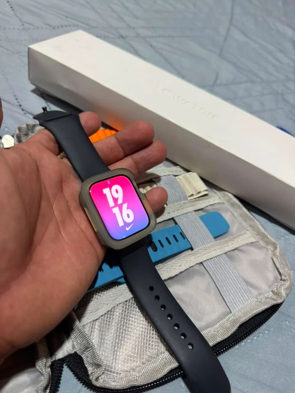 V/T Apple watch 8 45mm completo( troco por Galaxy watch 8 ou ultra). - Foto 2