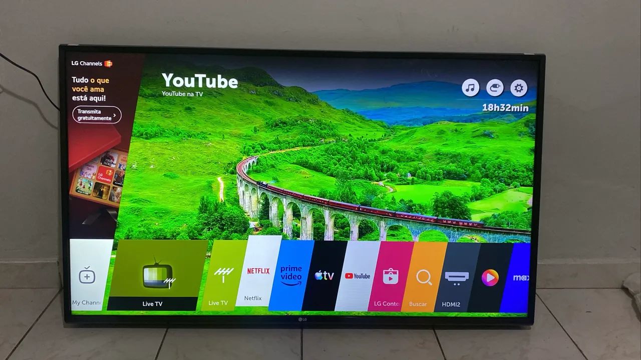 Tv smart 4k 50 polegadas LG Webos detalhe imperceptível - Foto 2