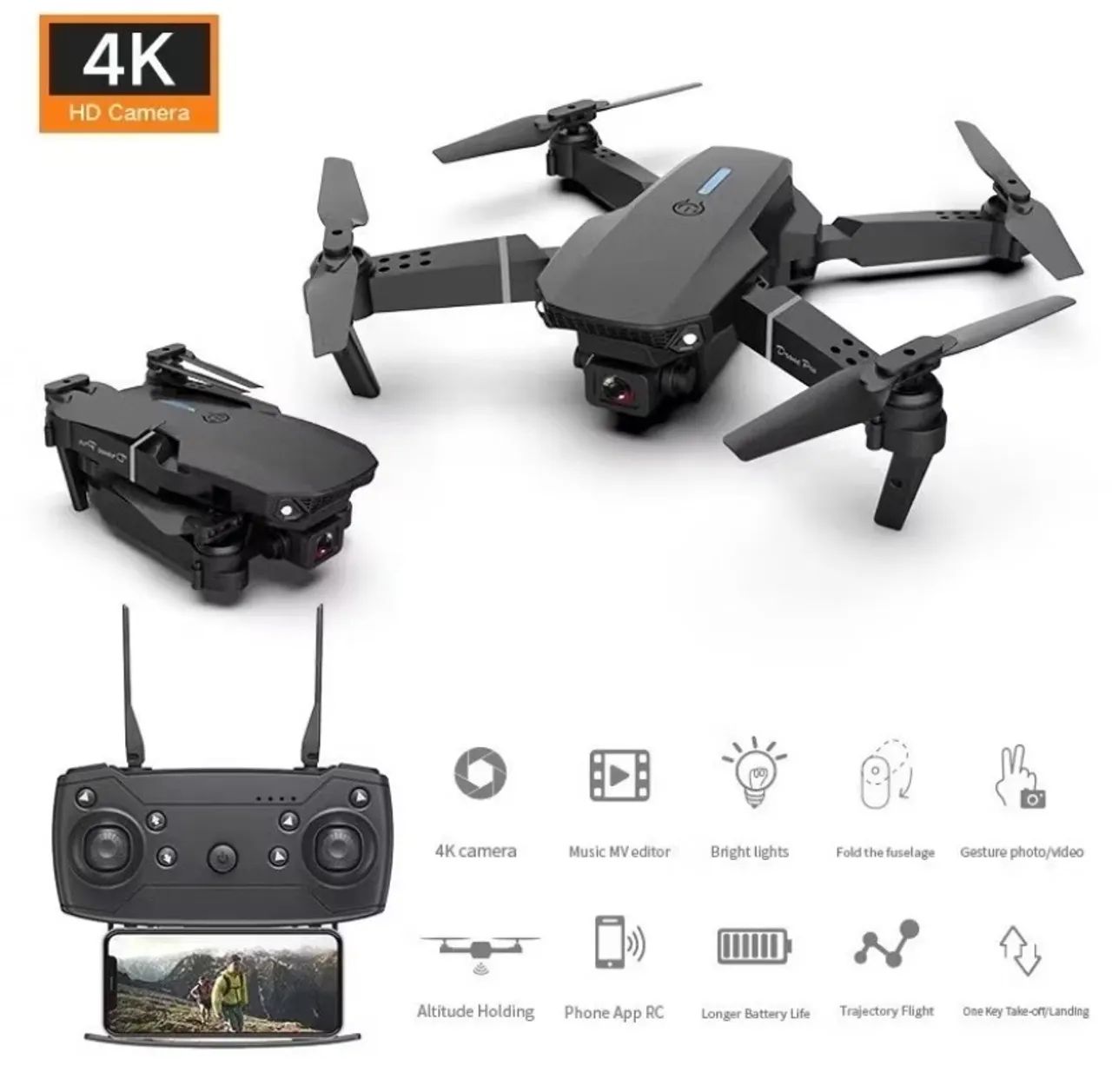 DRONE dual Câmera 4K  - Foto 2