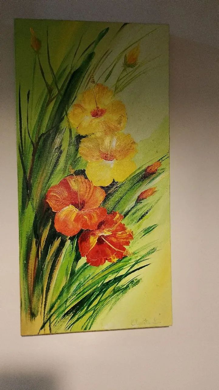 Telas pintadas a mão (Quadros)  - Foto 5