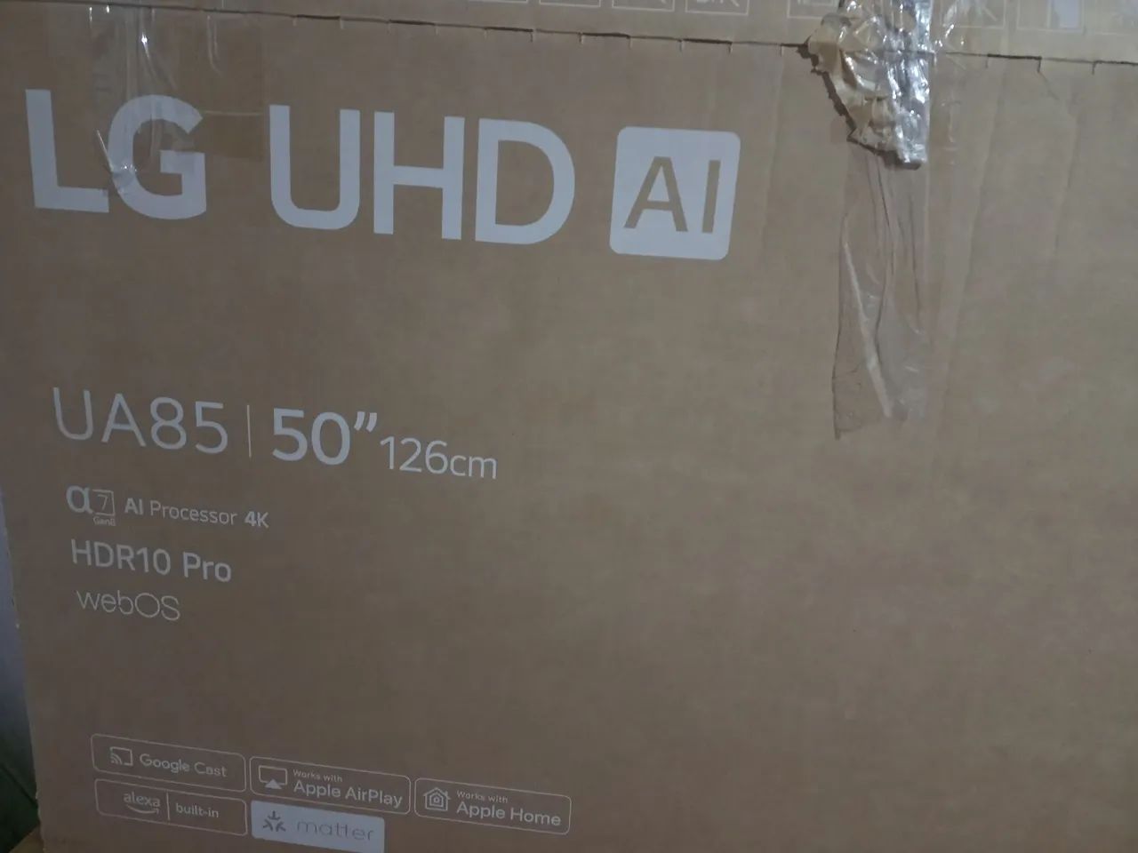 Tv LG 60 polegadas apareceu com pequena mancha 