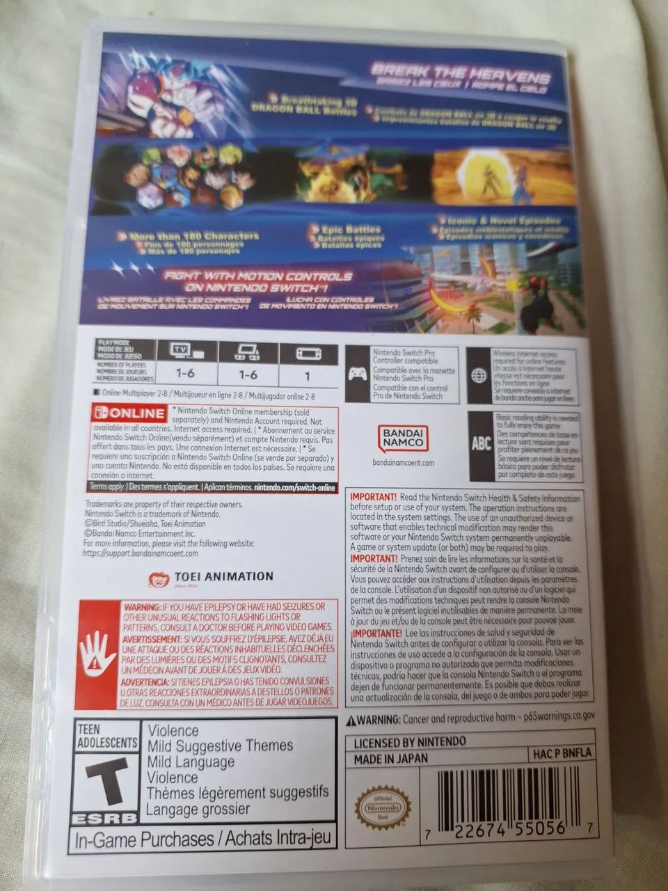 Dragon Ball Sparking Zero para Switch 1 e 2 - Foto 2