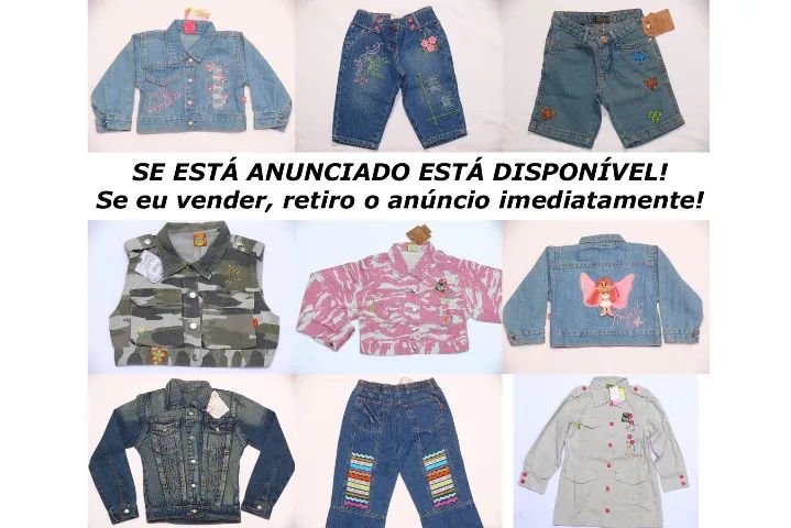 127 peças infantis NOVAS!
