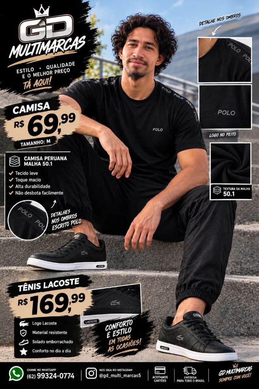 Camisas peruanas, malha 50.1 - Foto 2