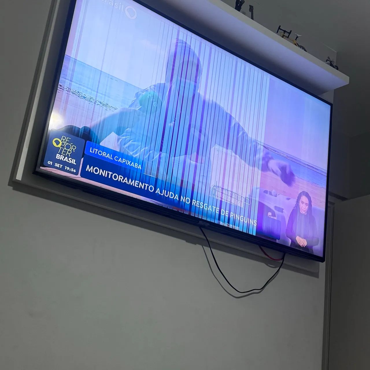 Televisão 55 polegadas com defeito - Foto 2