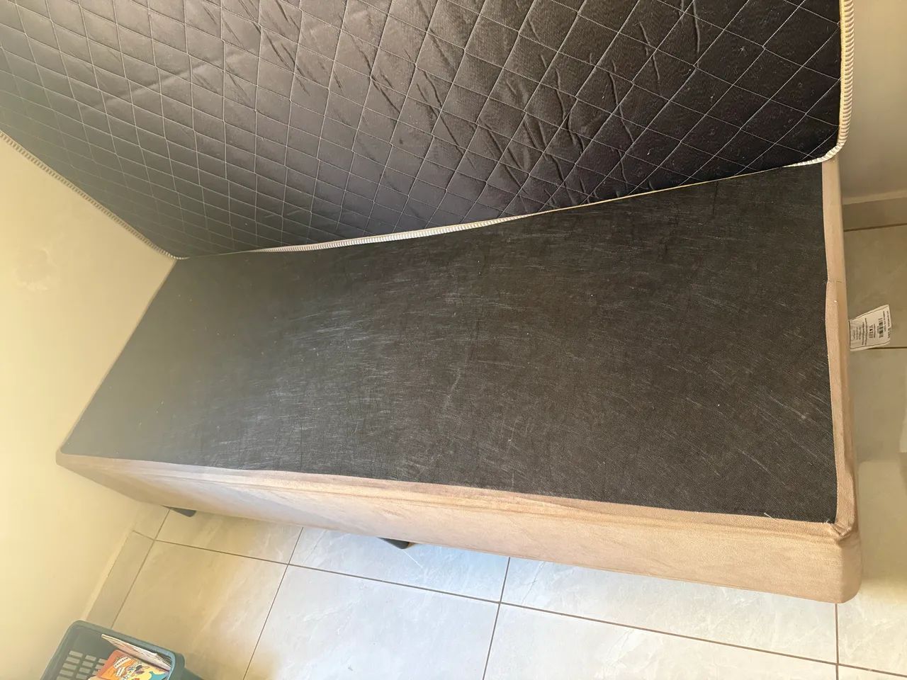 Cama de solteiro box + colchão  - Foto 3