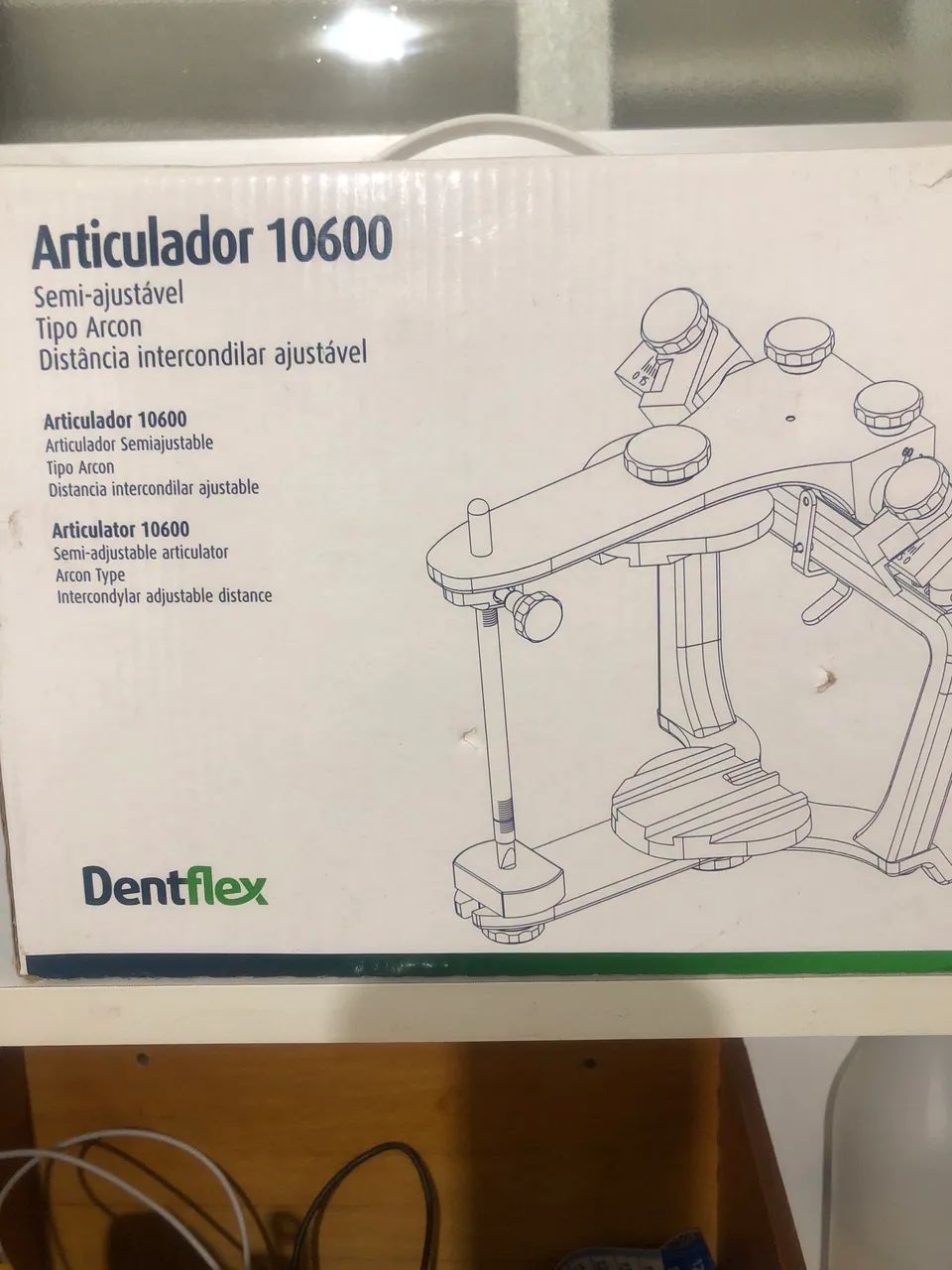 Articulador semi ajustavel dentflex 10600