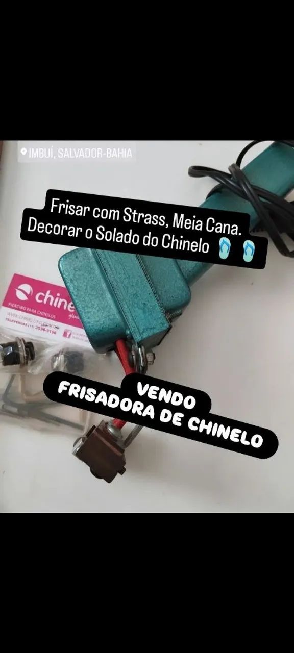 MÁQUINA DE FRISAR CHINELO 