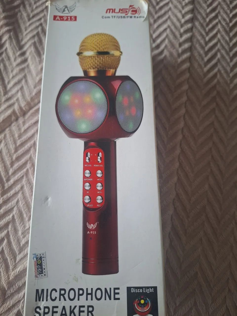 Vendo microphone karoke, em estado  de novo, pouco  usado.  - Foto 2