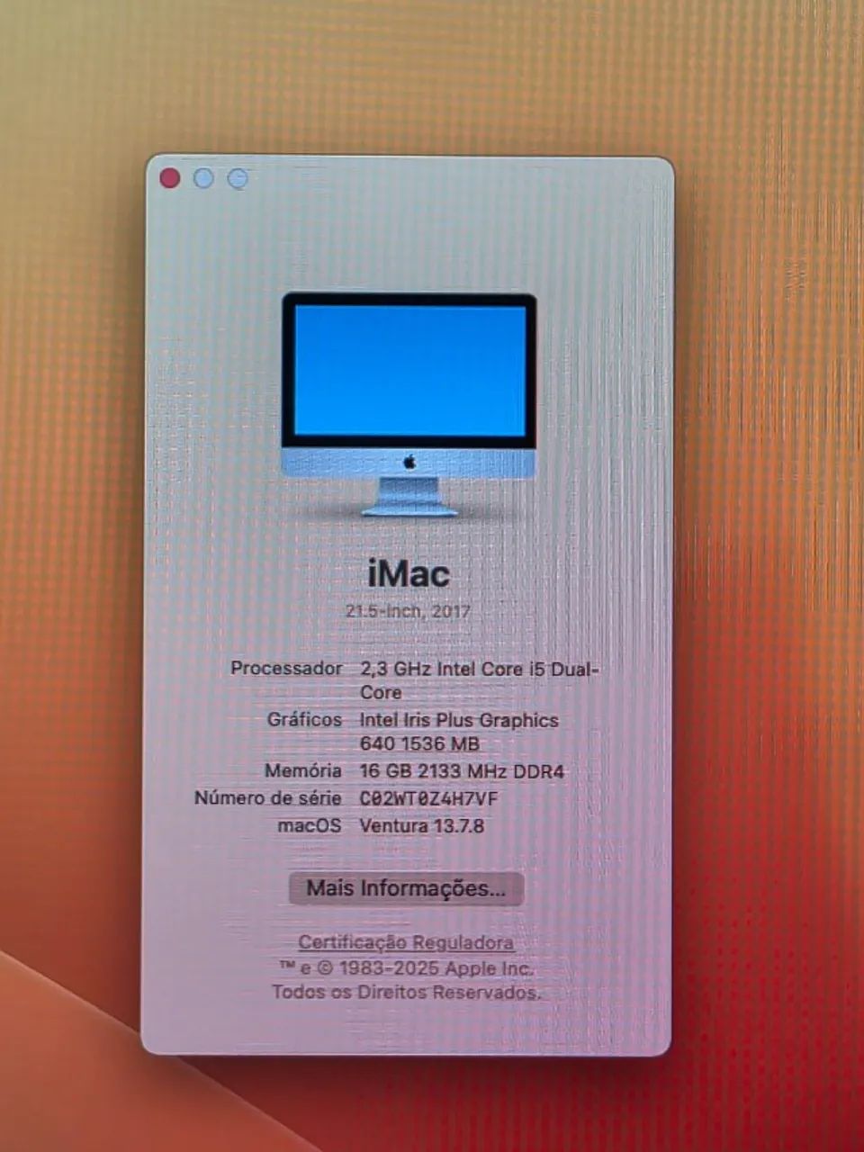 Imac 2017 16 gb de memo e 256 de ssd - show de maquina - Foto 5