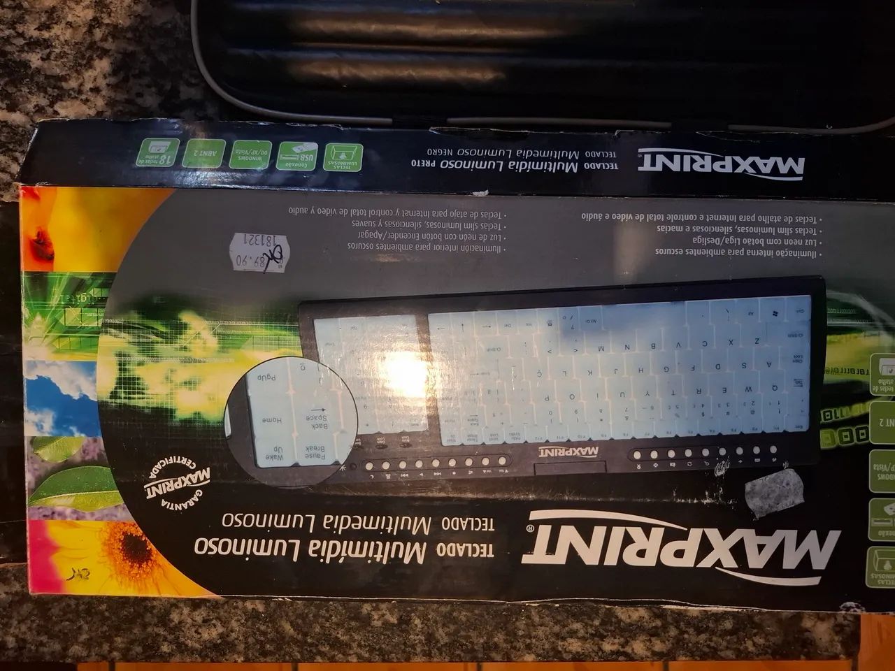 Teclado Maxprint retroiluminado  - Foto 5