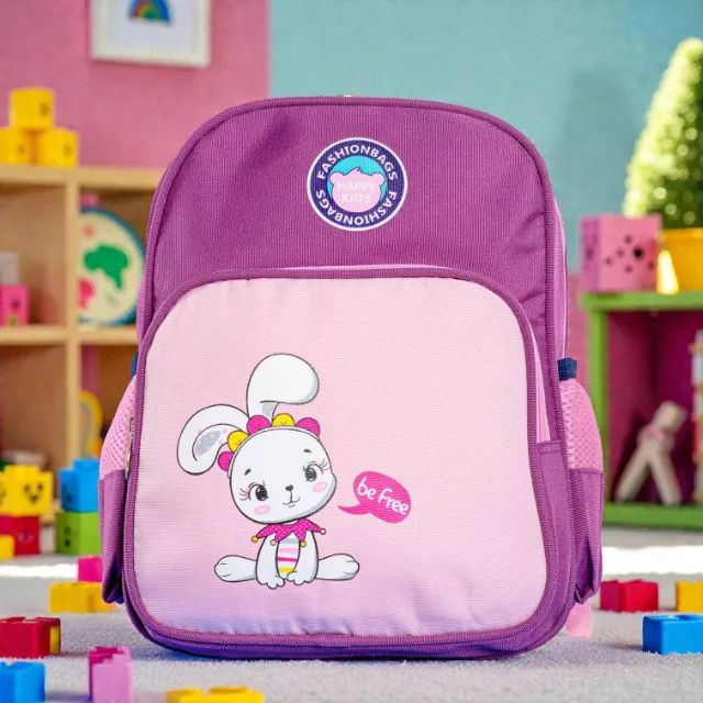 Mochila, de Costas, em Nylon, Feminina e Masculina, Infantil, com Desenho Estampado. - Foto 2