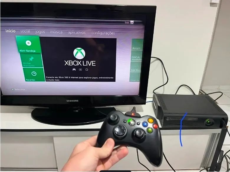 Xbox 360 desbloqueado edição Elite  - Foto 4