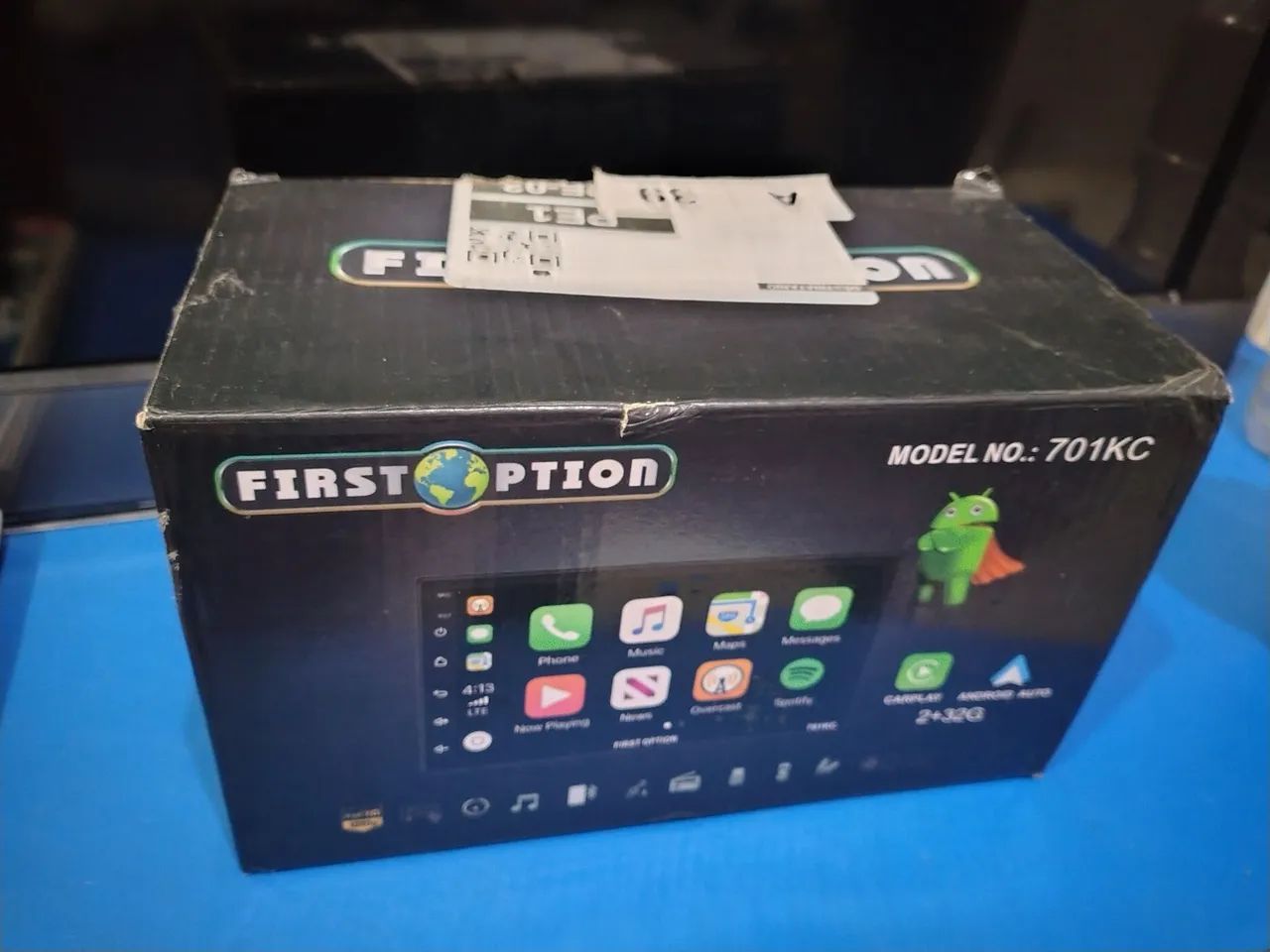 Central multimídia Android 13, FirstOption 701KC 2GB/32GB - Foto 2