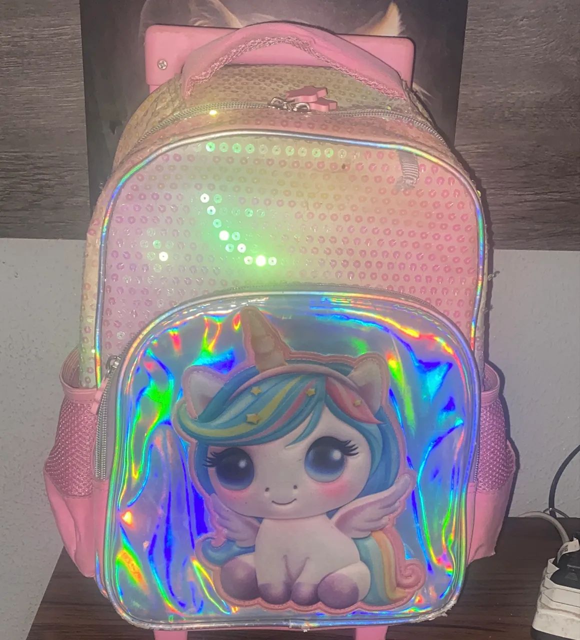 Mochila escola unicórnio menina  - Foto 4