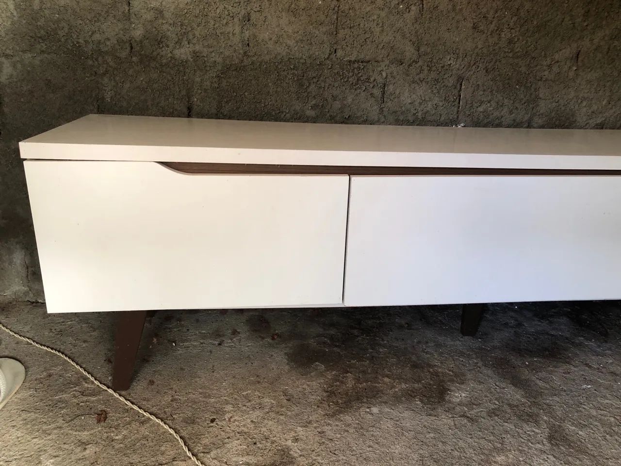 Rack  grande para sala de estar 1,80mt branco - Foto 5
