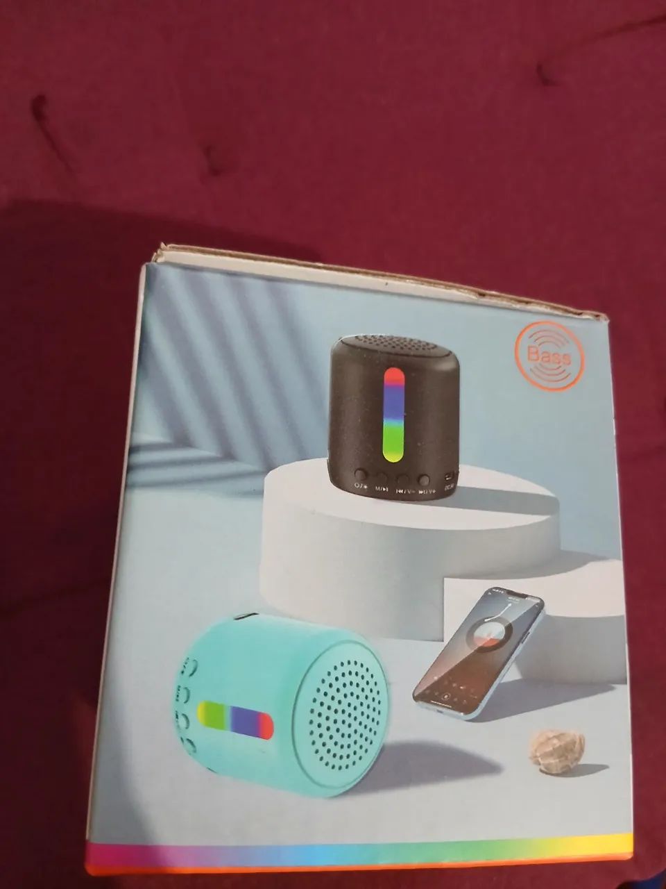 CAIXA DE SOM BLUETOOTH ALTOMEX COM LEDS - Foto 3