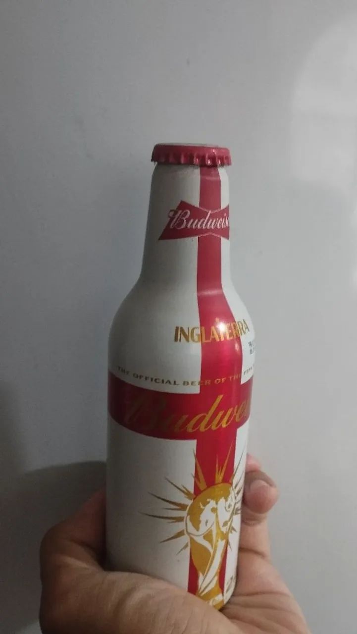 Garrafa da Copa do mundo Budweiser Inglaterra 