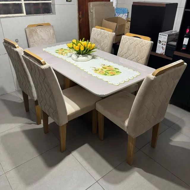 Mesa de Jantar 6 lugares nova