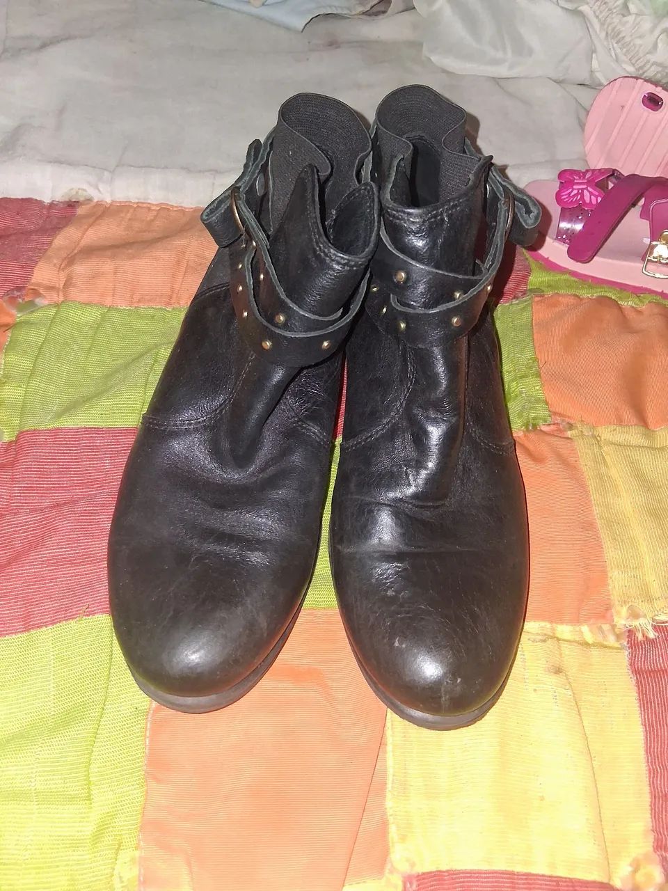 Bota de couro