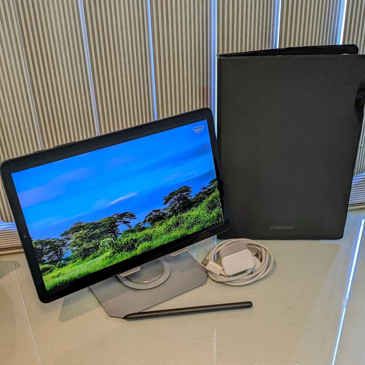Tablet Samsung Galaxy tab S6 lite - SM P-615 - wi-fi e chip - aceito cartão  - Foto 2