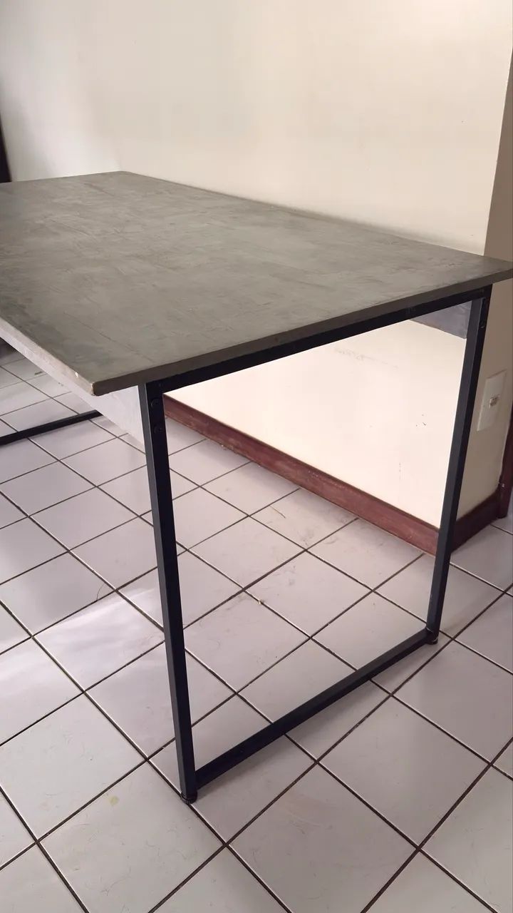 Mesa de jantar Cimento Queimado - Foto 2