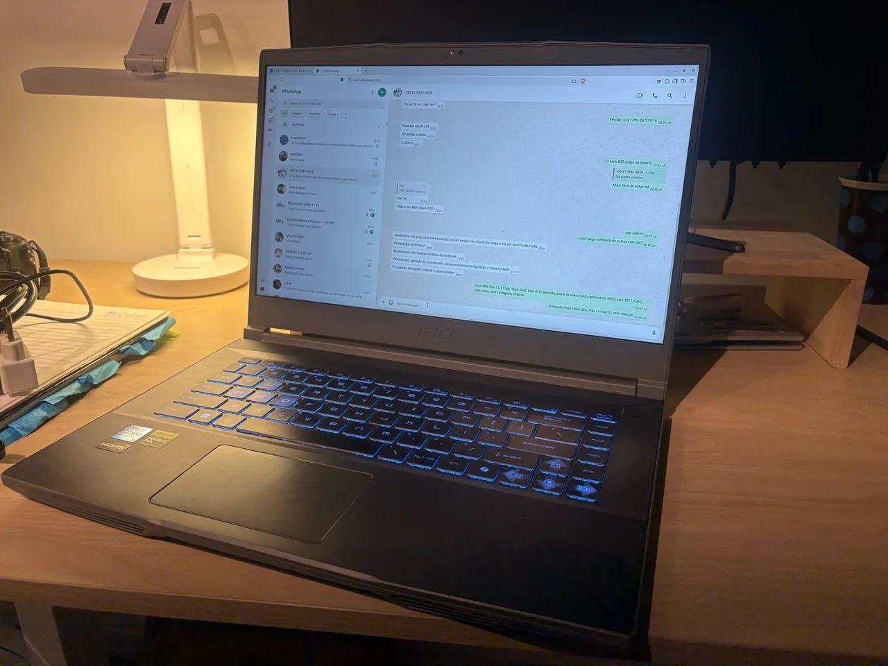 MSI Thin 15 i5 RTX3050 monstro - Foto 3