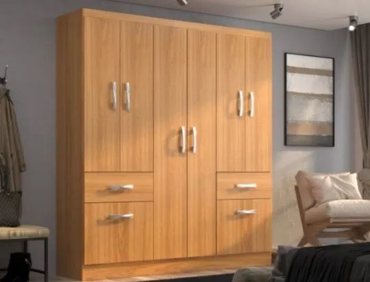 Roupeiro 8 Portas e 2 Gavetas com FRETE GRÁTIS: É Queima ou Não É? - Foto 3