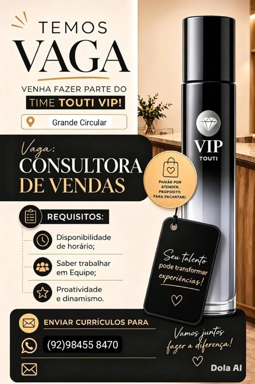 Vendedor de perfumes Touti 