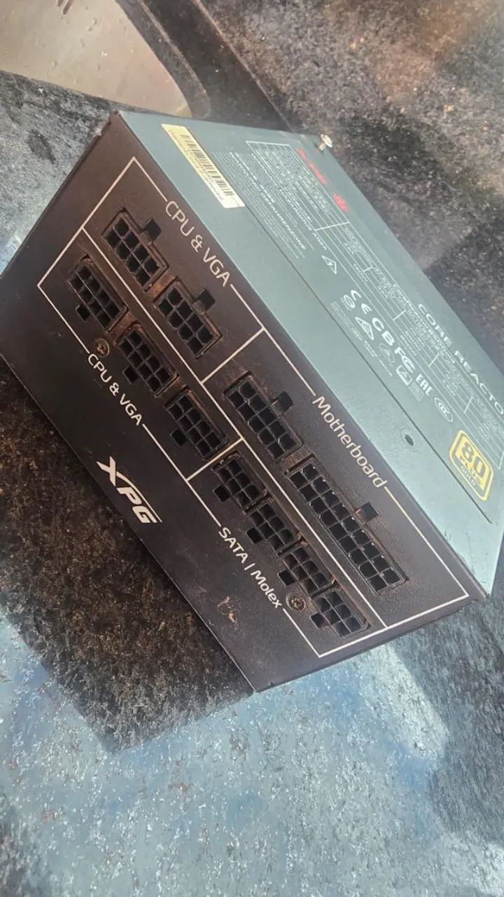 Fonte de Alimentação para PC XPG Core Reactor 850W Gold