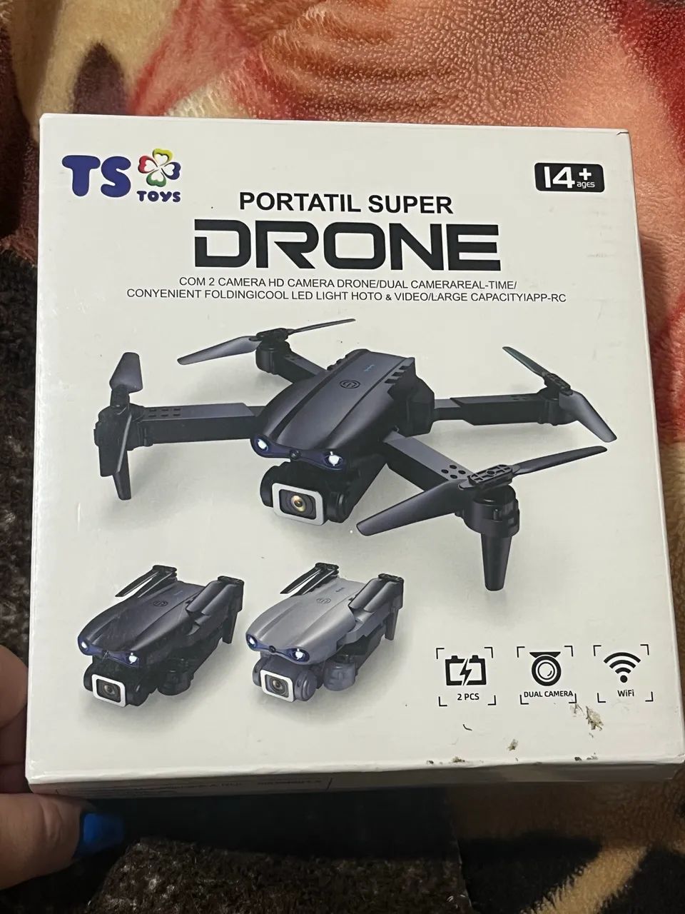 Drone na caixa 