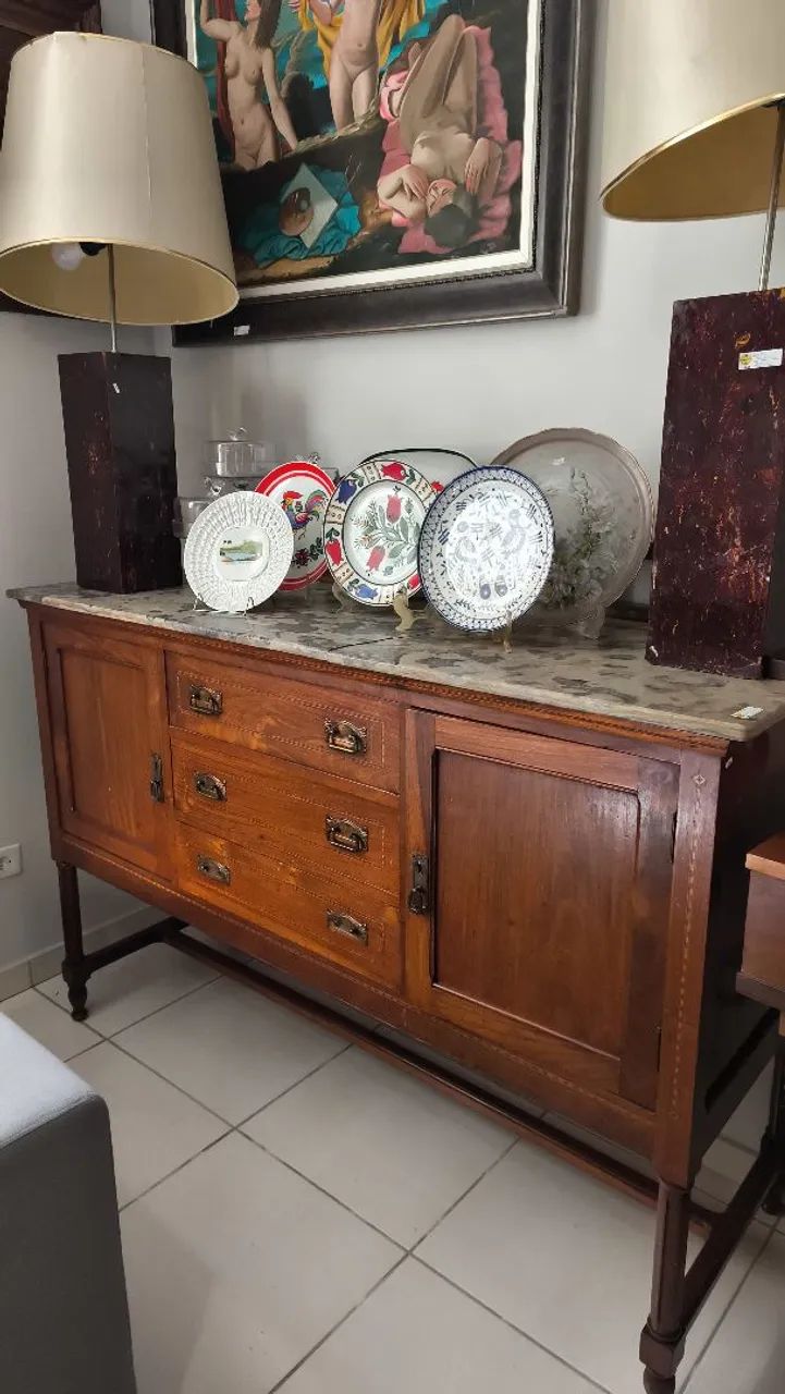 Buffet com mármore anos 40 - Foto 2