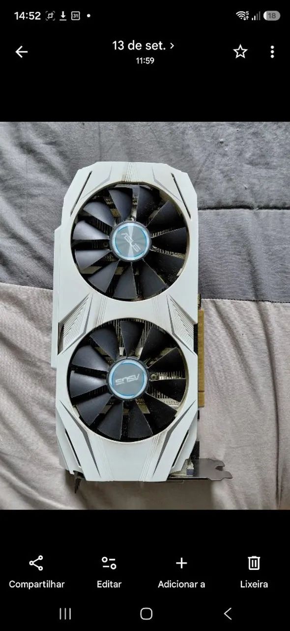 PLACA DE VIDEO GTX 1060 3G