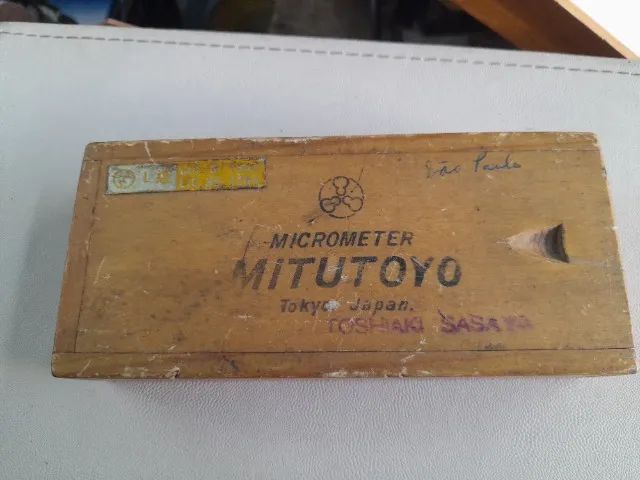 Micrômetro Mitutoyo Japonês, acompanha caixa original, ler a descrição - Foto 3