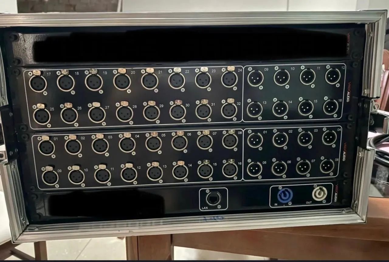 Rack Completo Behringer X32 + S16 com Patch Profissional e Case - Pronto pra Show