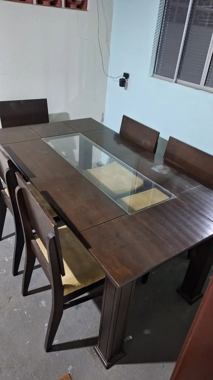 Mesa 6 cadeiras 1.80 m x 1,00 m