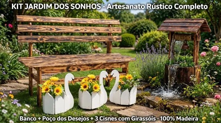 Kit Jardim real 