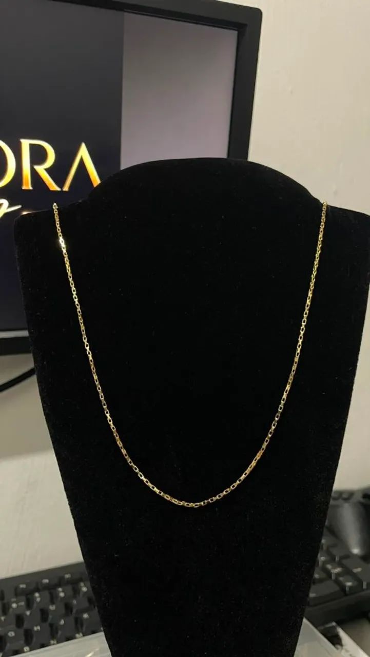 Corrente Tijolinho Banhada a ouro 18k  - Foto 3